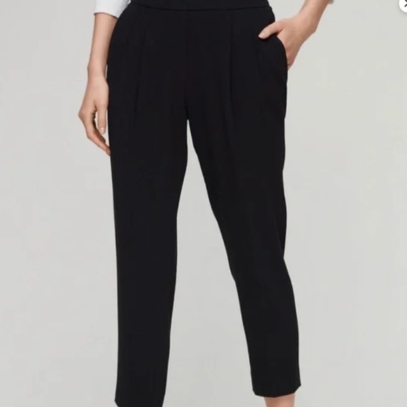 Aritzia Babaton Cohen Cropped Pants Size 00 Black - Picture 9 of 9